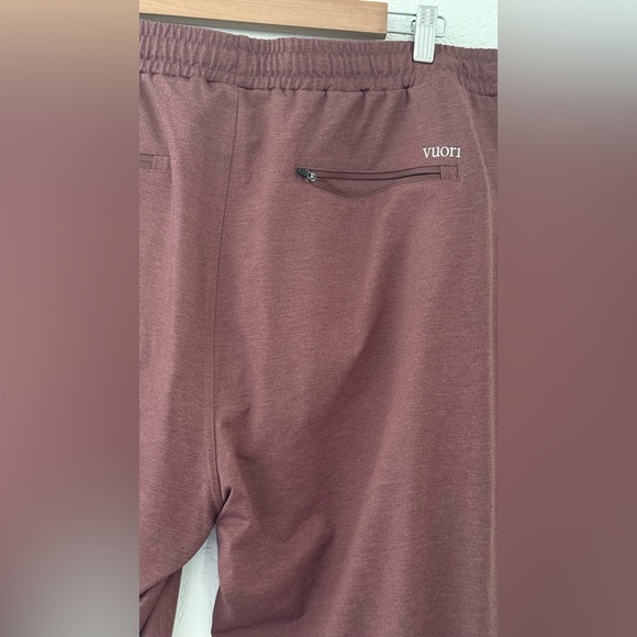 Vuori Sunday Performance Jogger Pants Mens XXL Oxblood Maroon Tapered - Picture 11 of 11
